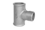 Schroefdraadfittingen - +GF+ Tee galvanized for med f 1/2 - 770133204
