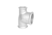 Schroefdraadfittingen - +GF+ Tee galvanized 1 1/4 x 1 1/4 x 1/2 - 770130256