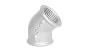 Schroefdraadfittingen - +GF+ Angle galvanized 45° for F 3/4 - 770120205