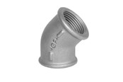 Schroefdraadfittingen - +GF+ Elbow 45° Zwart for F 1/2 - 770120104