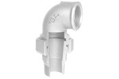 Schroefdraadfittingen - +GF+ Union elbow galvanized conical for m 2 - 770098209