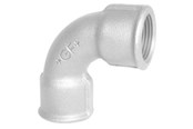 Schroefdraadfittingen - +GF+ Short bend 90° galvanized for F 1 - 770012206