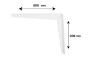 Deurbeugels en scharnieren - Home>it Shelf bracket T-profile 200 x 250mm - Wit - 16350