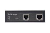 PoE-injector - StarTech.com Industrial Gigabit Ethernet PoE Injector - 30W 802.3at PoE+ Midspan 48V-56VDC DIN Rail Power Over Ethernet Injector Adapter - POEINJ30W