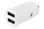 Mobiel - Adapters & Opladers - Deltaco USB-autolader 2x USB-A 2,4 A totaal 12 - USB-CAR125