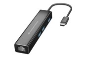 USB hub - Conceptronic DONN07B - hub - 3 poorten USB hub - 3 - Zwart - DONN07B