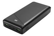Powerbank - Deltaco Powerbank 30000 mAh 3 A/18 W 111 Wh 2x Powerbank - Zwart - 30 Wh - PB-C1002