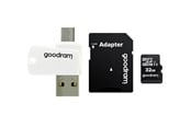 Geheugenkaart - GOODRAM microSD/SD + Card Reader M1A4 - 100MB/s - 32GB - M1A4-0320R12