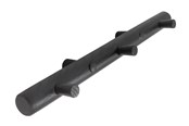 Deurbeugels en scharnieren - Home>it Smart oak coat rack - 3 pegs - black - 12224