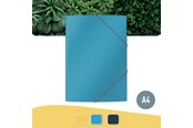 Mapper en Klemborden - Leitz Cosy Kartonnen 3-klepsmap Sereen blauw - 30020061