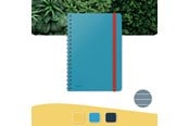 Schrijfblokken, formulieren en notitieboekjes - Leitz Cosy Notitieboek B5 Soft Touch gelijnd, spiraalgebonden Sereen blauw - 45270061