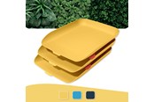 Bureau-accessoires - Leitz  Cosy brievenbak, set van 3 Warm geel - 53582019