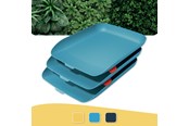 Bureau-accessoires - Leitz Cosy brievenbak, set van 3 Sereen blauw - 53582061