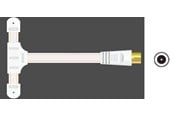 Antenne - Sinox FM Antenna for Radio. 1.7m. Wit - SXFM009