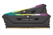 RAM - Corsair Vengeance RGB PRO SL DDR4-3200 - 32GB - CL16 - Dual Channel (2 pcs) - Intel XMP - Zwart met RGB - CMH32GX4M2E3200C16