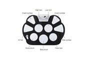Muziekinstrumenten en DJ-apparatuur - Mikamax Roll Up Elektronisch Drumstel – Draagbare Digitale Drum Kit met 9 Pads & Pedalen - 04796
