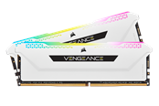 RAM - Corsair Vengeance RGB PRO SL DDR4-3200 - 16GB - CL16 - Dual Channel (2 pcs) - Intel XMP - Wit met RGB - CMH16GX4M2E3200C16W
