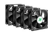 Case Fan - Inter-Tech IPC Fan Set 80x80x25mm | 8888729 - Case ventilator - 80mm - Black - 88887290