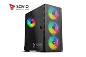 Case - Savio Raptor X1 ARGB Mesh / Glas - MDT - ATX - Case - Tower - Zwart - SAVGC-RAPTORX1