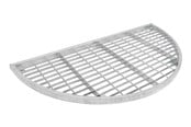 Decoratie - Home>it Doorstep grid semicircular - galvanised - 19016