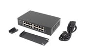 Switch - Lanberg RSGE-16 16-Port Gigabit Unmanaged Rack Schakelaar - RSGE-16