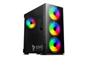Case - Savio Prime X1 ARGB - MDT - extended ATX - Case - Tower - Zwart - SAVGC-PRIMEX1