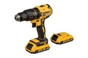 Elektrische schroevendraaier & boor - Dewalt 18V XR Brushless Compacte Boor-Schroefmachine - 2 x 2Ah - DCD778D2T