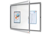 Conferentie & Presentatie - Nobo Display Case Glazed Int 8xA4 White - 1902559
