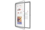 Conferentie & Presentatie - Nobo Display Case Glazed Int 9xA4 White - 1902560