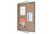 Conferentie & Presentatie - Nobo Lockable Noticeboard Cork 9xA4 - 1902564