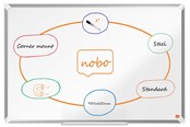 Conferentie & Presentatie - Nobo Premium Plus Magnetisch Whiteboard Staal 900x600mm - 1915155