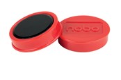 Conferentie & Presentatie - Nobo Magnetische Whiteboard Magneten, pak van 10 stuks, 38mm Gekleurde Magneten Rood - 1915307