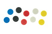 Conferentie & Presentatie - Nobo  Magnetische Whiteboard Magneten, pak van 10 stuks, 38mm Gekleurde Magneten Assorti - 1915318