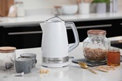Waterkoker - Russell Hobbs Waterkoker Structure Kettle - Wit met roestvrijstalen accenten - 2400 W - 28080-70