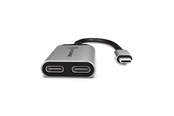 Audiokabel - ALOGIC Ultra USB-C to USB-C Audio and USB-C Charging Combo Adapter - UL2CAPW-SGR