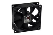Case Fan - LC Power case ventilator - Case ventilator - 80mm - Black - LC-CF-80