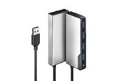USB hub - ALOGIC USB-A Fusion SWIFT 4-port Hub - Ruimte Grijs USB hub - 4 - USB 3.2 - Grijs - UAFUUA-SGR
