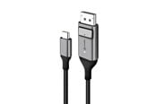 Beelscherm- en tv-kabel - ALOGIC Ultra - USB-C - DisplayPort - 2m - Grijs - ULCDP02-SGR