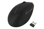Muis - Kensington Pro Fit® Ergo Linkshandige Draadloze Muis - Vertical mouse - 6 knoppen - Zwart - K79810WW