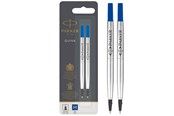 Schrijf- en tekengerei - Parker Rollerball refill m Blauw 2-Blister - S0881490