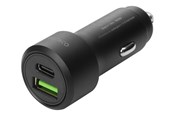 Mobiel - Adapters & Opladers - Deltaco USB car charger 1x USB-C PD 18 W 1x USB - USBC-CAR122