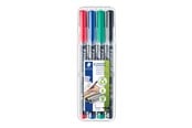 Schrijf- en tekengerei - Staedtler Universal pen Lumocolor perm s 4pcs - 313 WP4