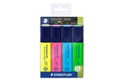Schrijf- en tekengerei - Staedtler Markeerstift Textsurf.cl.4pcs.wallet - 364 WP4 05
