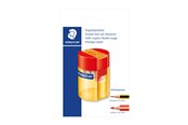 Schrijf- en tekengerei - Staedtler Dubbele-gaatjes potloodslijper rond BK - 512 006 BK