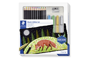 Hobby artikelen - Staedtler Mixed Zwart & Wit Set 100% PEFC - 61 149C