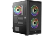 Case - AeroCool Geh Midi Graphite Zwart v3 MicroATX/ATX/M - Case - Tower - Zwart - ACCM-PB24133.11