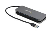 USB hub - StarTech.com 4 Port USB 3.0 Hub 5Gbps 4A - 11in Cable USB hub - 4 - USB 3.2 - Grijs - HB30AM4AB