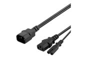 Voedingskabel (intern) - Pro Power Cable C14 - Zwart - 0.2m - 7333048035042