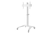 Muurbevestigingen, AV-bevestigingen & AV-meubels - Deltaco Office Display Cart Wit - Max 70 kg - recommended for 70" - ARM-0452