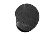 Muismat & accessoires - Gembird MP-GEL-BLACK - mouse pad with wrist pillow - MP-GEL-BK